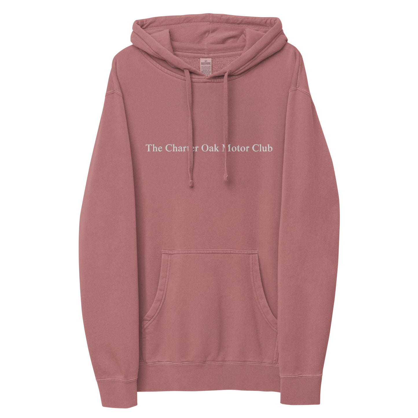 Embroidered Hoodie - Pigment-Dyed