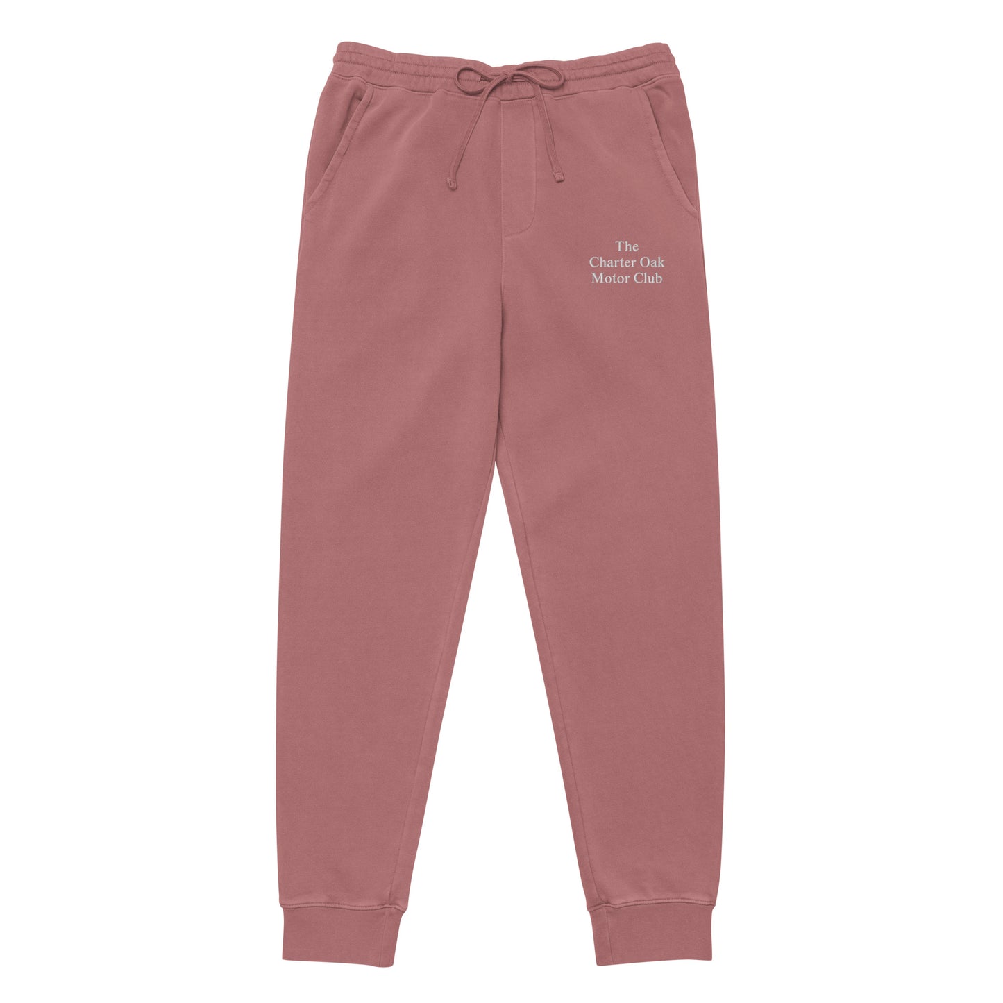 Embroidered Pigment-dyed Sweats